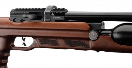 Photo CA6509-3 PCP air rifle Aselkon MX9 Sniper Regulator Jet Black Cal .22 <19J