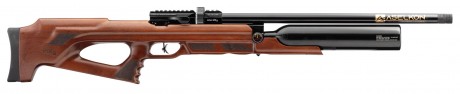 Photo CA6509-4 PCP air rifle Aselkon MX9 Sniper Regulator Jet Black Cal .22 <19J
