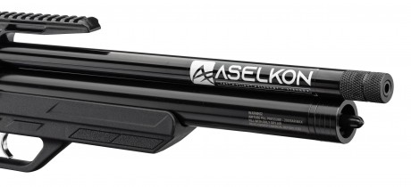 Photo CA6511-2 PCP air rifle Aselkon MX10 Regulator Jet Black Cal .22 <19J