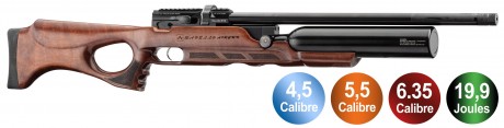 Photo CA6516-V Air rifle PCP Aselkon RX6 RAVELLO Regulator Jet Black <19J