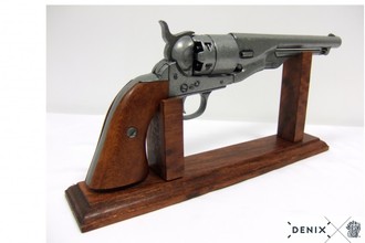 Photo CD1007G-04-Réplique décorative de Revolver 1860 guerre civile américaine
