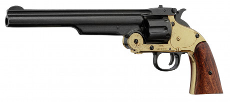 Photo CD1008L-01 Réplique décorative Denix de Revolver Smith & Wesson 1869