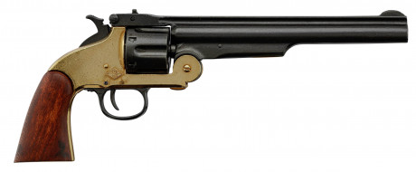 Photo CD1008L-03 Réplique décorative Denix de Revolver Smith & Wesson 1869