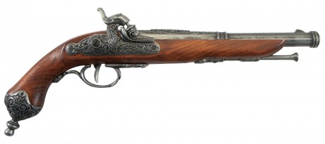 Photo CD1013G-01 Réplique décorative Denix de pistolet à percussion italien de 1825