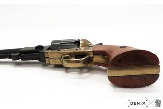 Photo CD1083L-07-Réplique décorative Denix de Revolver 1851 marine américaine