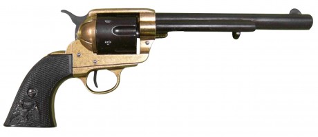 Photo CD1109L-01 Decorative replica Denix of Revolver Peacemaker 7,5'' 1873