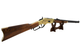 Photo CD5318-05.jpg DENIX Fusil Winchester 73 Or Éjectable
