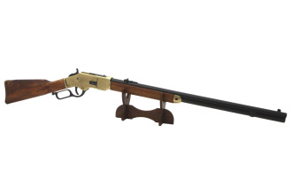 Photo CD5318-06.jpg DENIX Fusil Winchester 73 Or Éjectable