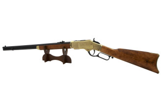 Photo CD5318-09.jpg DENIX Fusil Winchester 73 Or Éjectable