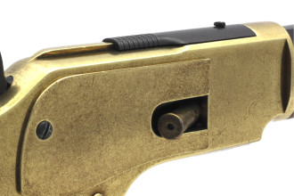 Photo CD5318-12.jpg DENIX Fusil Winchester 73 Or Éjectable