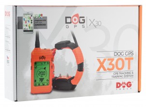 Photo CH963103-18 Collier GPS et de dressage pour chiens DogTrace X30T  orange fluo