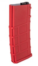 Photo CLE7110-1 Mid-cap 200 bbs magazine Red for M4 series