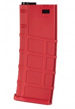 Photo CLE7110-2 Mid-cap 200 bbs magazine Red for M4 series