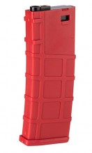 Photo CLE7110 Mid-cap 200 bbs magazine Red for M4 series