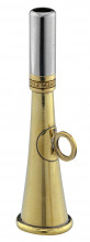 Photo COR1212-02 Round pocket horn 12 cm polished brass - Elless