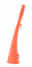 Horn of call 25 cm ABS fluorescent orange - Elless