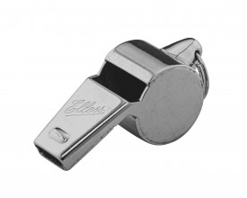 Photo COR162-01 Nickel-plated brass whistle with caster - Elless