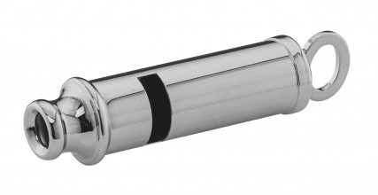 Photo COR163-03 Nickel plated brass whistle - Elless