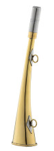 Photo COR2225-01.jpg Flat Horn Compiègne 25 cm polished brass