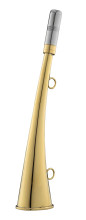 Photo COR2225-02.jpg Flat Horn Compiègne 25 cm polished brass
