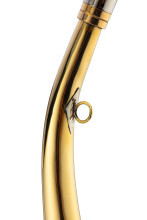 Photo COR2345-04.jpg Round horn Compiègne 45 cm polished brass