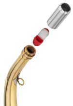 Photo COR2345-07.jpg Round horn Compiègne 45 cm polished brass
