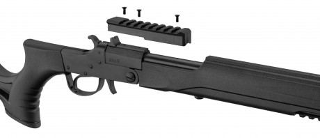 Photo CR300-04 Pedersoli Black Widow caliber 22 LR rifle