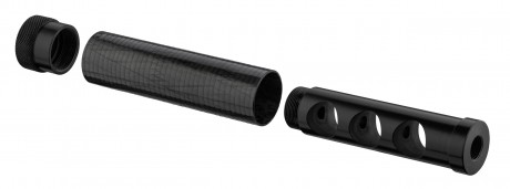 Photo CR822-07 Adamantium micro sound moderator - 22LR – 1/2''x20