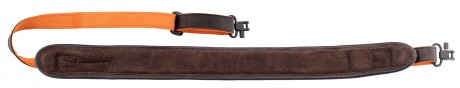 Photo CU0320-5 Leather rifle sling with cartridge belt