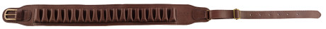 Photo CU1140-05.jpg Cartouchière cuir gras à tubes pour cartouches Cal. 12 ou 20 - Country Sellerie