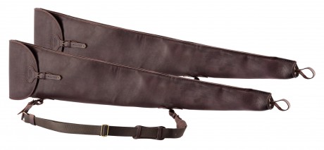 Double leather scabbard
