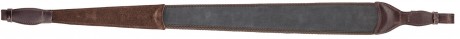 Photo CU1307-2 Bretelle carabine en cuir sanglier - Country Sellerie