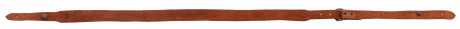 Photo CU1311-02.jpg Leather rifle shoulder strap, buttons - Country Saddlery