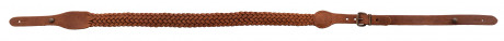 Bretelle fusil croûte tressée 7 brins - Country ...