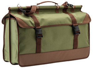 Green / brown canvas bag - Country