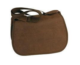 Woven leather croupon