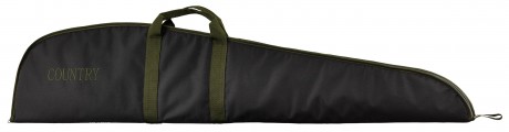 Photo CU5403-01 COUNTRY rifle scabbard black and green 132 x 28 cm