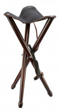 Siège trépied pliant bois - Luxe 65 cm