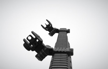 Photo DLG184-3 Flip-Up sights inclined at 45° DLG for AR15