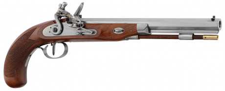 Pistolet Charles Moore Target à silex cal. 44