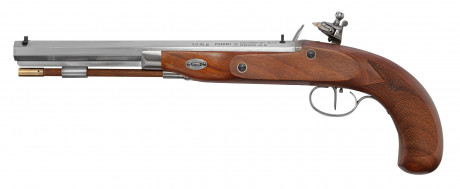 Photo DPS306-04 Pistolet Charles Moore Target à silex cal. 44