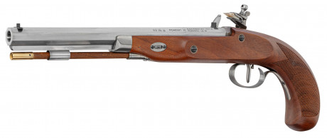 Photo DPS306-05 Pistolet Charles Moore Target à silex cal. 44