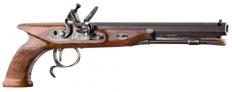 Pistolet TATHAM & EGG à silex calibre . 45 - ...