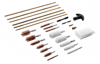 Photo EN2840-4 Cleaning box for long and handgun barrels (34 pieces)