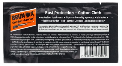 Photo EN6500-2-Pack de 5 lingettes d'huile Turbo-Spray - Brunox