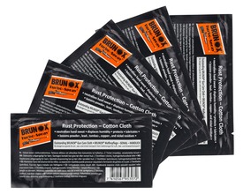 Pack of 5 Turbo-Spray Oil Wipes - Brunox