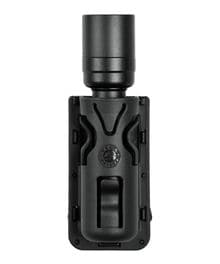 Black orientable polymer lamp holder