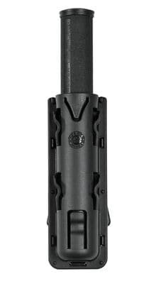 Black telescopic baton baton
