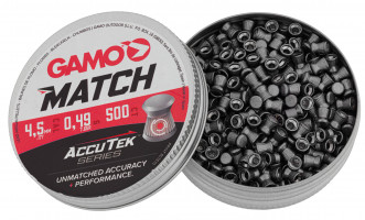 Photo G3051-03 Plombs Gamo Match Accutek 500 - 4.5mm (boîte de 250)