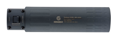 Photo GOM150GR-03.jpg GOMANDER TACTINOX 5.56 L QD LOCK silencer